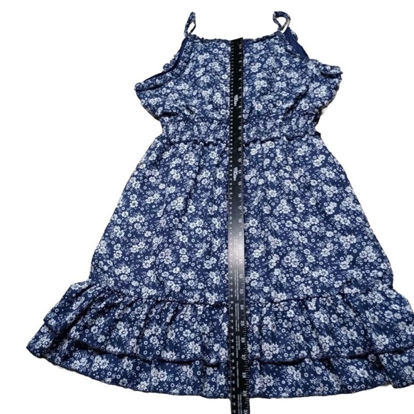 Altar’d State Suz Blue & White Spaghetti Strap Dress - Picture 7 of 9